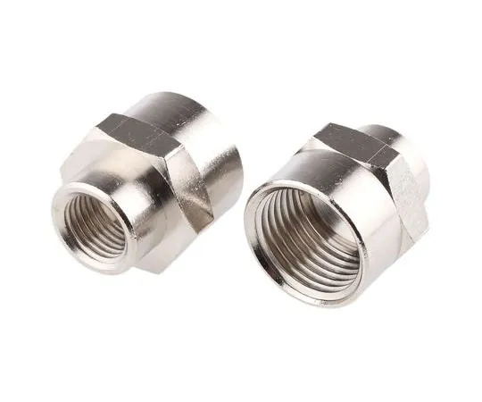 63-7510-65 Legris LF3000 60 bar Brass Pneumatic Straight Threaded Adapter, G 1/4 Female Female 0902 13 21