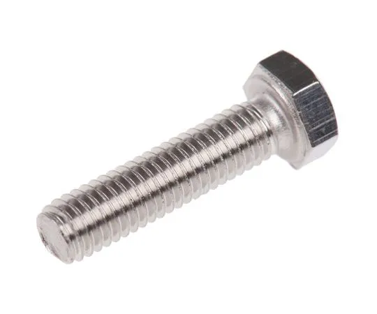 63-7456-82 Plain Stainless Steel Hex M5 x 20mm Set Screw 263-2211