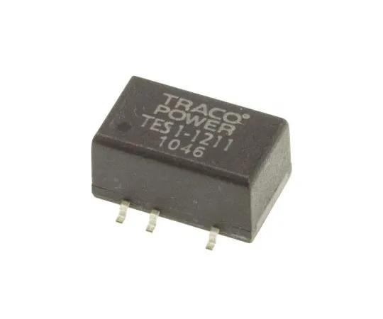 63-7357-53 TRACOPOWER TES 1 1W Isolated DC-DC Converter Surface Mount, Voltage in 10.8 → 13.2 V dc, Voltage out 5V dc TES 1-1211