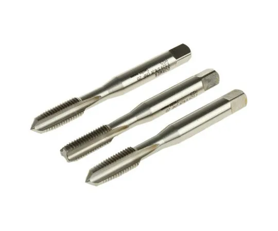 63-7442-85 Dormer 3 Piece 5/16 in UNF HSS Straight Flute Tap Set E524 5/16 X 24 SET