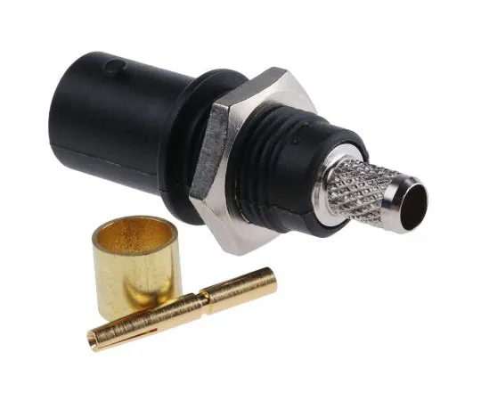 63-7434-31 Multi Contact Straight Panel Mount Bulkhead Fitting BNC Connector, jack, Crimp Termination, RG58 67.9766-21