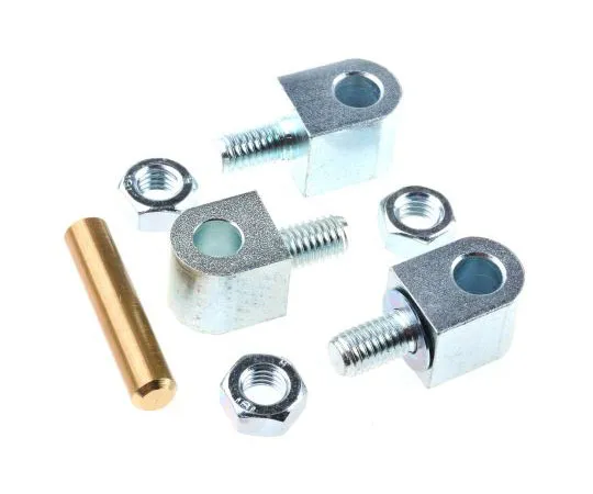 63-7529-37 Pinet Zinc Plated Steel Stud Hinge Bolt-on, 49mm x 16mm 72-A-3857