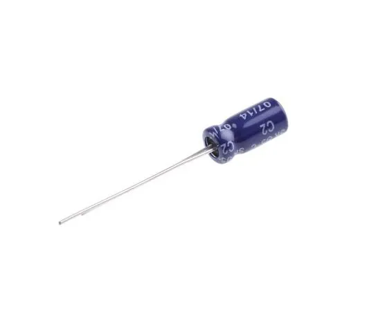 63-7543-85 Yageo 4.7μF 63V dc Aluminium Electrolytic Capacitor, Through Hole 5 (Dia.) x 11mm +85°C 5mm 2mm SK063M4R70B2F-0511