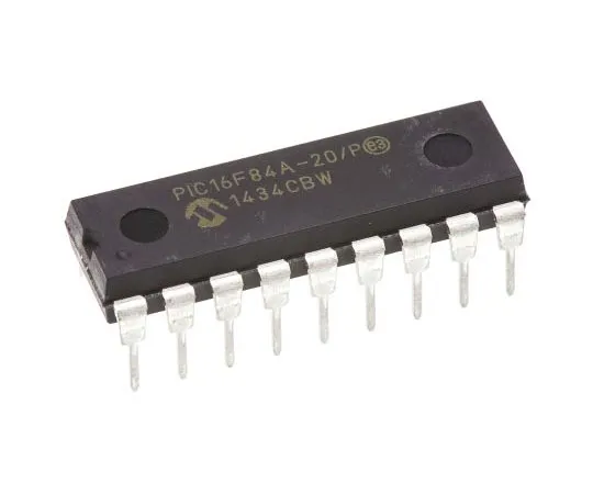 63-7514-74 Microchip PIC16F84A-20/P, 8bit PIC Microcontroller, 20MHz, 1024 x 14 words, 64 x 14 words Flash, 18-Pin PDIP PIC16F84A-20/P