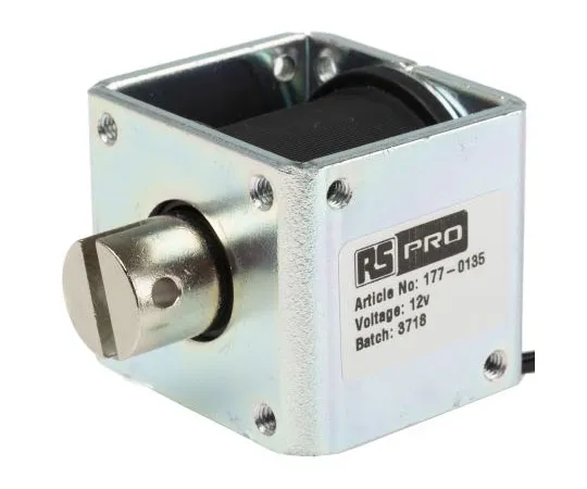 63-7406-96 Pull Action DC D-Frame Solenoid, 12 V 177-0135