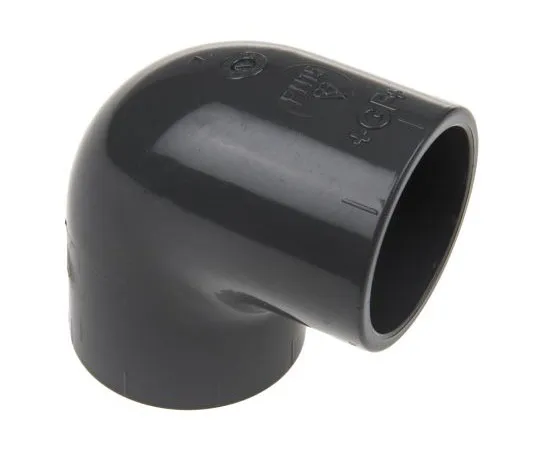 63-7425-90 Georg Fischer 721101107 90° Elbow PVC Pipe Fitting, 19mm dia. 721101107