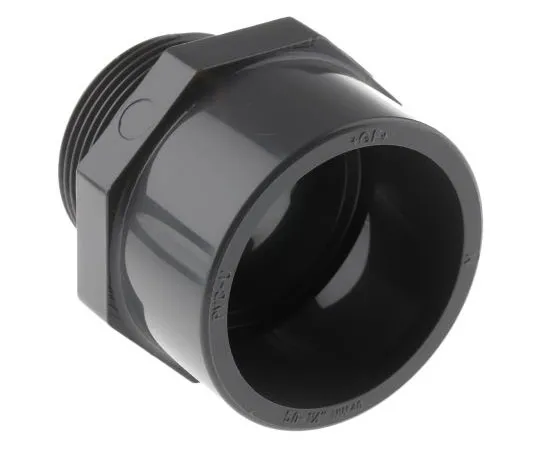 63-7540-23 Georg Fischer 721910710 Straight Adapter PVC Pipe Fitting, 13mm dia. 721910710