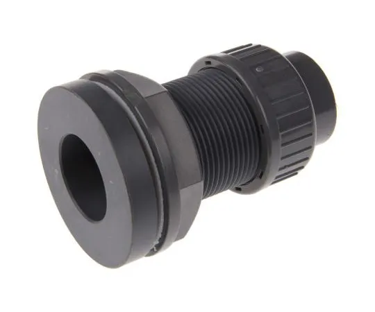 63-7528-37 Georg Fischer 161050228 Straight Tank Adapter PVC Pipe Fitting, 25mm dia. 161050228