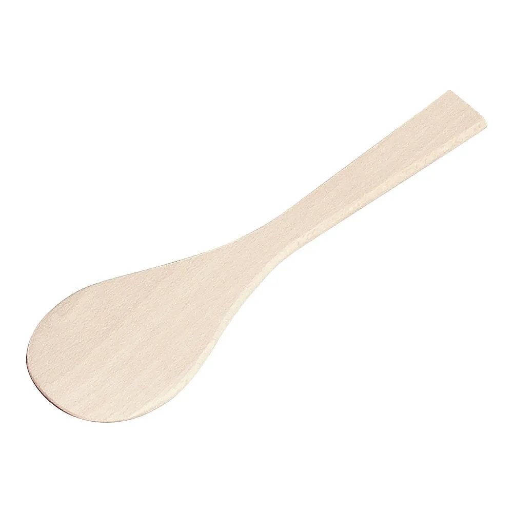 62-6383-04 Wooden round spatel (beech) 33 cm