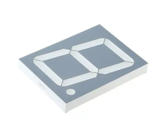 63-7439-86 SA40-19SGWA Kingbright 7-Segment LED Display, CA Green 31 mcd RH DP 101mm SA40-19SGWA
