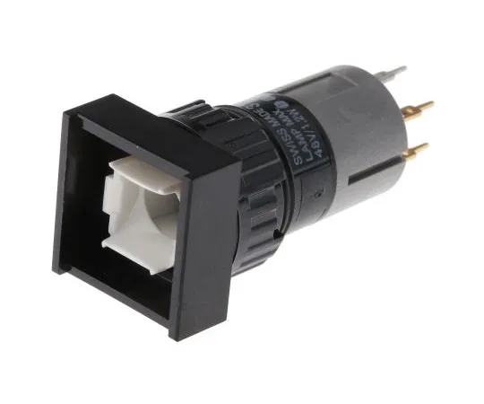 63-7447-90 EAO Single Pole Double Throw (SPDT) Latching Push Button Switch, IP40, 16 (Dia.)mm, PCB 31-483.036