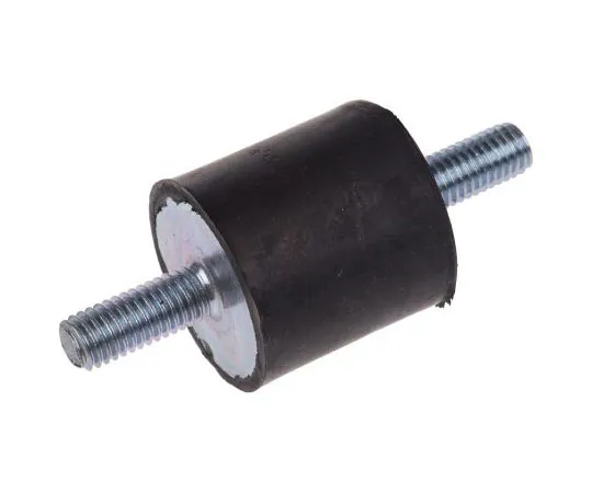 63-7440-57 FIBET 3030VV20-60 70mm Shock Mount M8 30mm Diameter 64.8kg Compression Load 6mm, Male to Male Natural Rubber 3030VV20-60