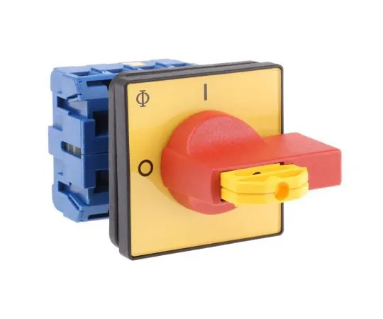 63-7464-33 4 Pole Panel Mount Non F***d Isolator Switch, 25 A, 7.5 kW, IP65 KG20BT204/GBA007E