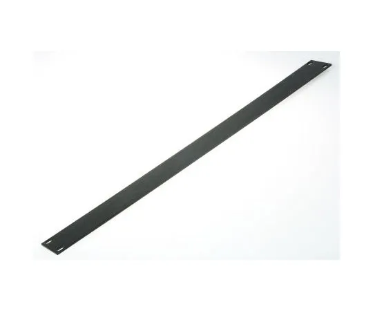 63-7543-78 19-inch Front Panel, 1U, Black, Aluminium 439-3312