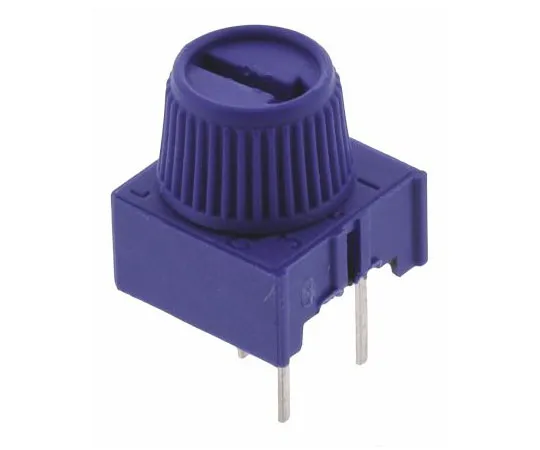 63-7379-38 Vishay 63M-T607 Series Through Hole Trimmer Resistor with Pin Terminations, 1kΩ ±10% 1/2W ±100ppm/°C Finger Adjust M63M102KB30T607