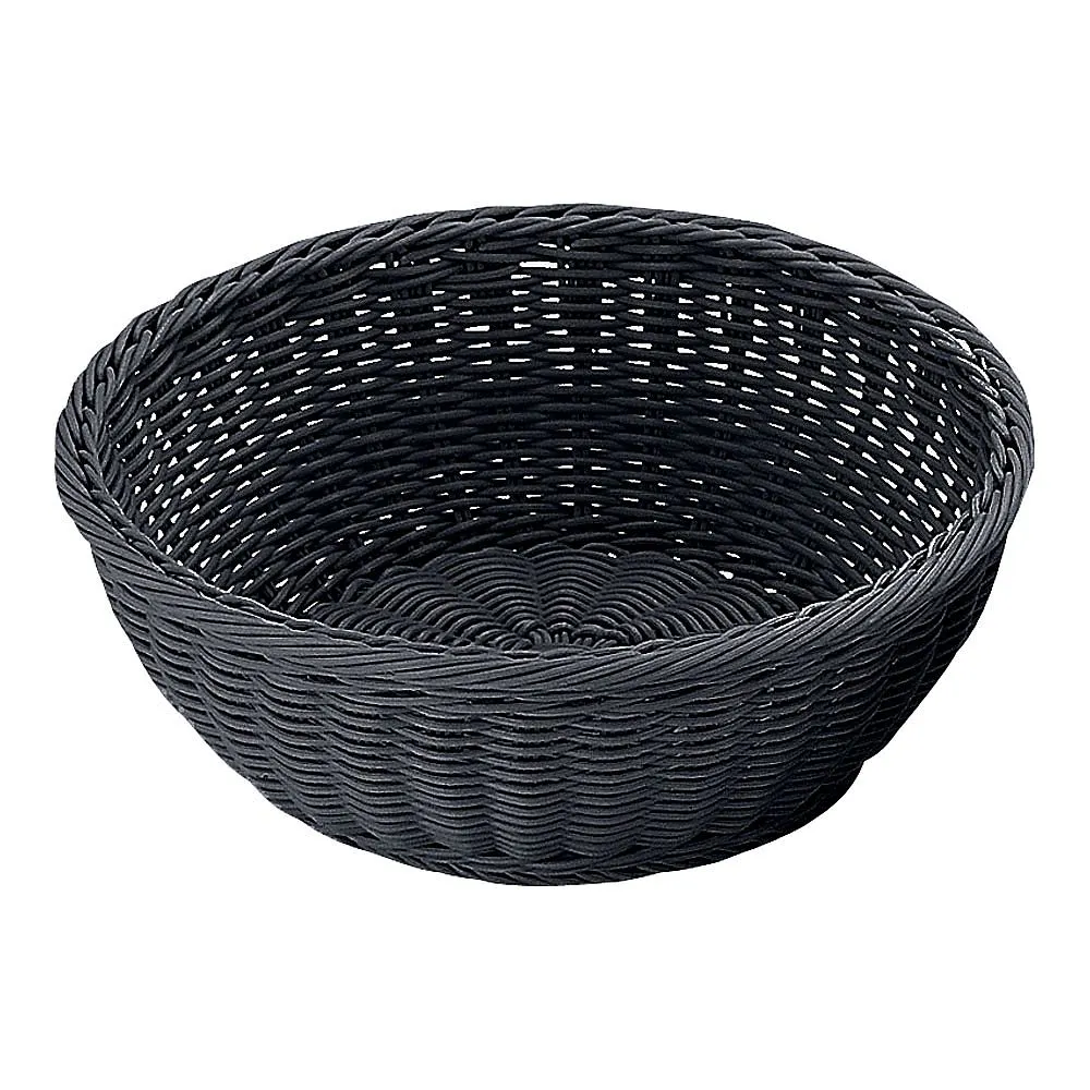 62-6403-65 PP Round Basket Black 30 Type RO-435-BK