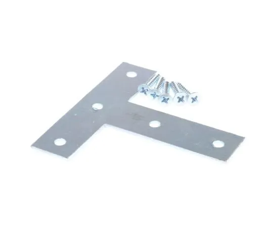 63-7525-24 76 x 76mm Zinc Plated Steel Flat T Bracket, 19mm Thickness 397-5008