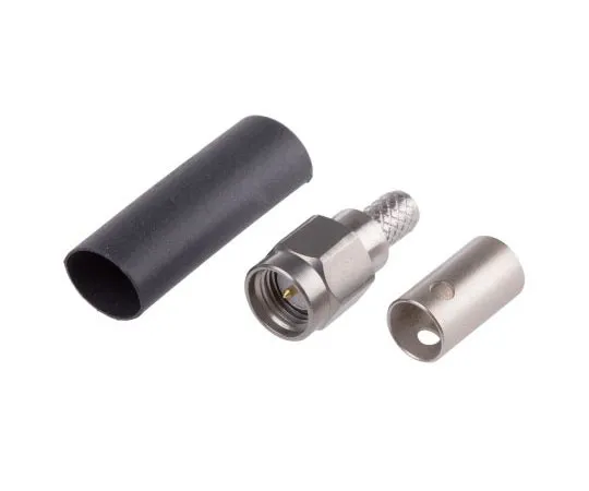 63-7474-25 Radiall Straight 50Ω Cable Mount SMA Connector, Crimp Termination RG142, RG223, RG400 R125076001