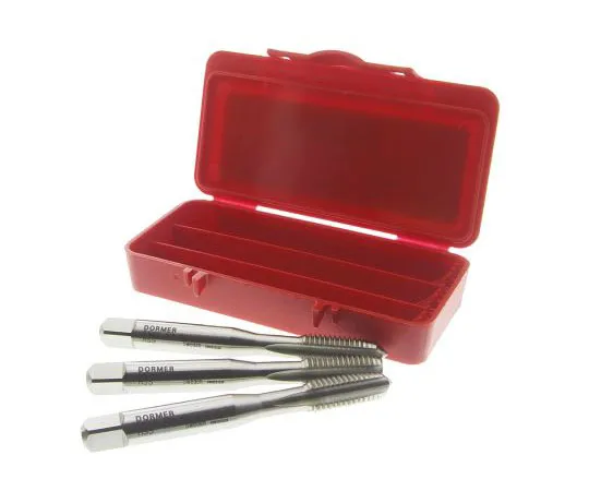 63-7442-70 Dormer 3 Piece M8 HSS Straight Flute Tap Set E500 8.0 X 1.25 3FL SET3