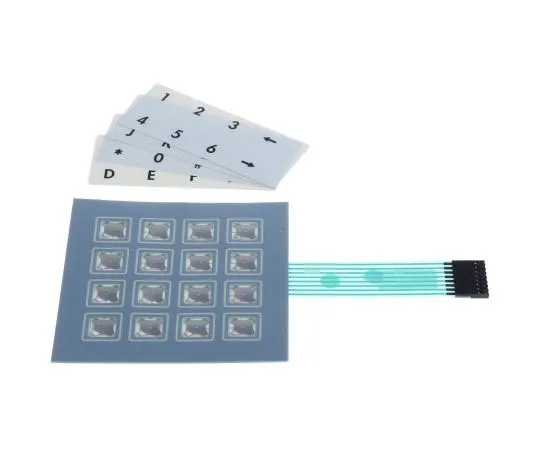 63-7430-27 Apem IP65 16 Key Keypad CCM16TR