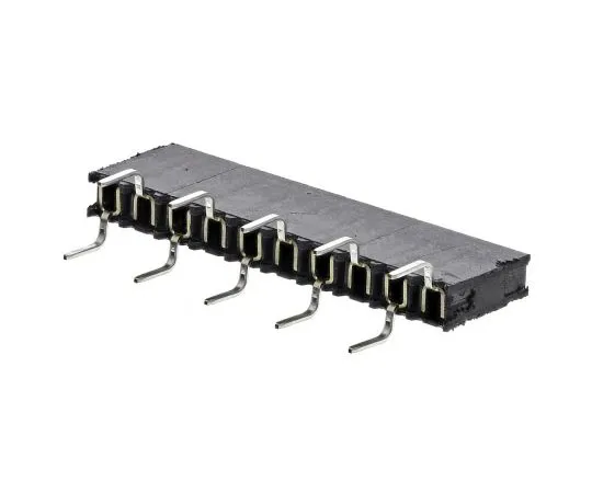 63-7461-66 Samtec 2.54mm Pitch 10 Way 1 Row Straight PCB Socket, Through Hole, Solder Termination BCS-110-L-S-PE