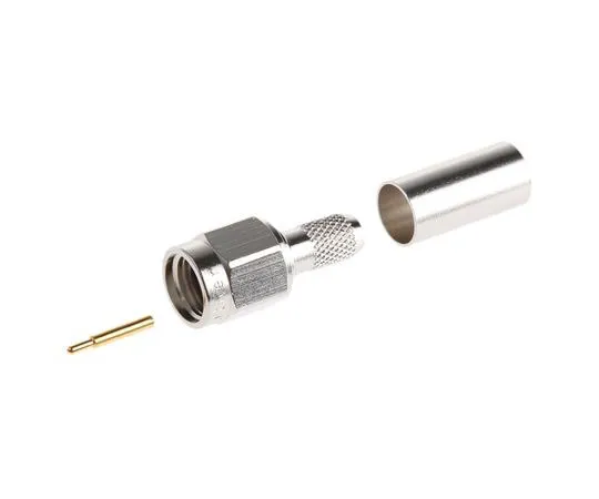 63-7416-74 Telegartner Straight 50Ω Cable Mount SMA Connector, Crimp Termination RG142 B/U, RG223/U, RG400/U J01150A0039
