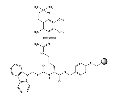 61-0402-01　［Discontinued］Fmoc-Arg(Pmc)-Wang Resin (100-200 Mesh) 856003 5G　8.56003.0005