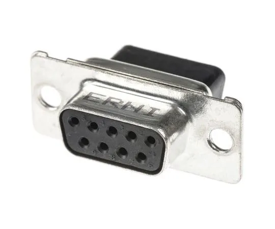 63-7454-74 ERNI TMC Series Straight Crimp D-sub Connector, Socket, 9 Pin 14176
