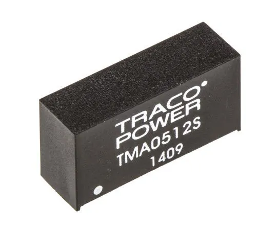 63-7415-62 TRACOPOWER TMA 1W Isolated DC-DC Converter Through Hole, Voltage in 4.5 → 5.5 V dc, Voltage out 12V dc TMA 0512S