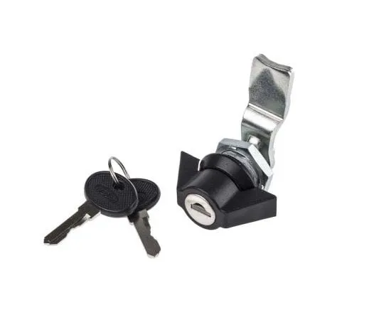 63-7374-44 RS PRO Polyamide Zinc Alloy Black Cabinet Lock, Key to unlock 146-1795