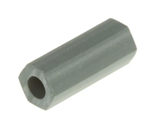 63-7457-90 HS 4 4, 12.7mm High CPVC Hex Spacer 4.8mm Wide, with 2.6mm Bore Diameter for M2.5, No.4 Screw HS 4 4