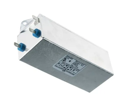 63-7427-29 EPCOS B84113C Series 10A 250 V ac/dc 50 → 60Hz Chassis Mount RFI Filter, with Tab Terminals, Single Phase B84113C0000B110