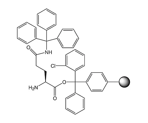 61-0405-74　［Discontinued］H-Gln(Trt)-2-Cltrt Resin Novabiochem(R) 856194 5G　8561940005