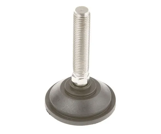 63-7492-54 Nu-Tech Engineering Nickel Plated Steel Adjustable Feet A090/005 70mm Dia. 111mm 1500kg Static load Capacity ,75mm M16 A090/005