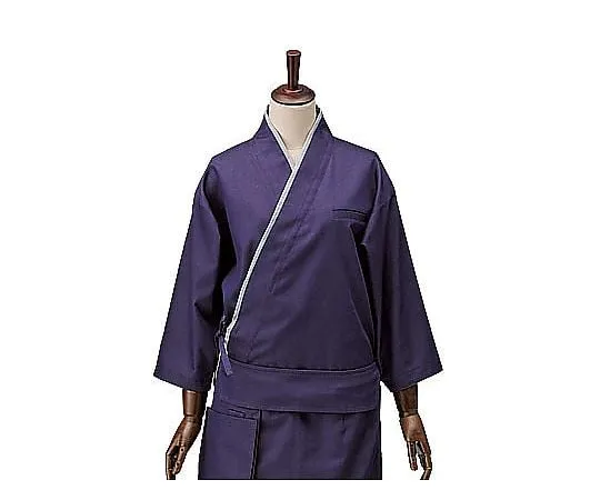 62-6641-89 Unisex Bright Denim Work Clothes Purple 3L SLB710-2