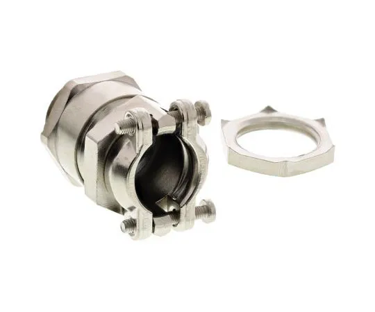 63-7540-35 Lapp Skindicht M20 Cable Gland With Locknut, Nickel Plated Brass, IP55 52103320+52106830