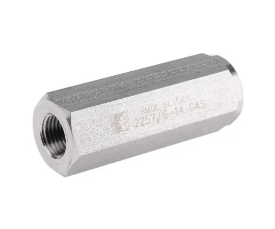 63-7490-69 RS PRO Stainless Steel, Steel Hydraulic Check Valve, BSP 1/4, 110L/min 324-4944