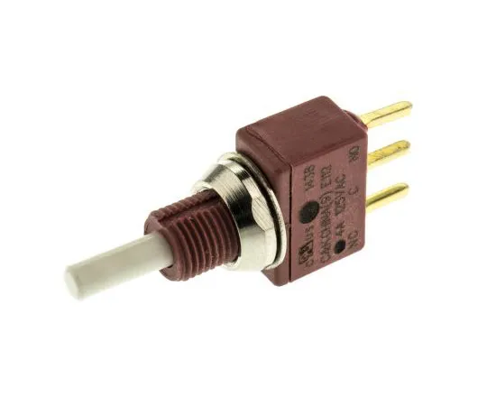 63-7403-78 C & K Single Pole Double Throw (SPDT) Momentary Push Button Switch, 6.35 (Dia.)mm, PCB E112LYCQE