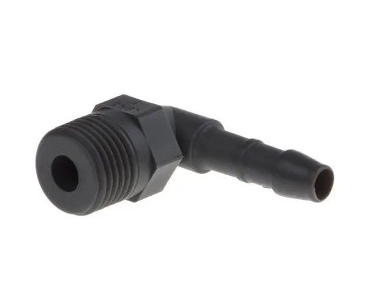 63-7535-18 Elbow Male Hose Coupling 1/8in, 1/8 in R Male, Polyamide 419-7388