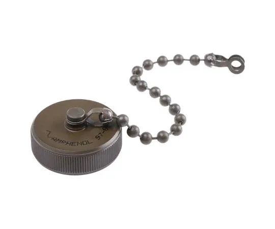 63-7477-76 Amphenol 97 Series MIL-DTL-5015 Plug Dust Cap, Shell Size 18 IP66 Rated, with Olive Drab Cadmium Finish 97-60-18