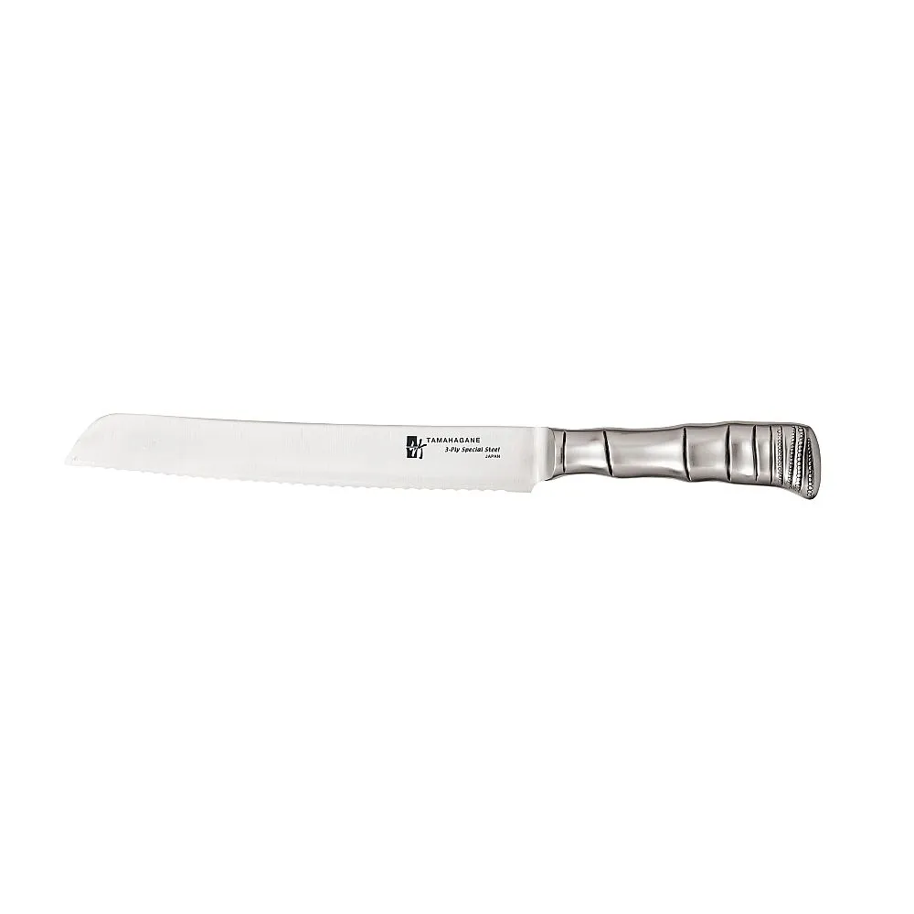 62-6415-24 Tamahagane Bamboo Bread Knife 23 cm TK-1118