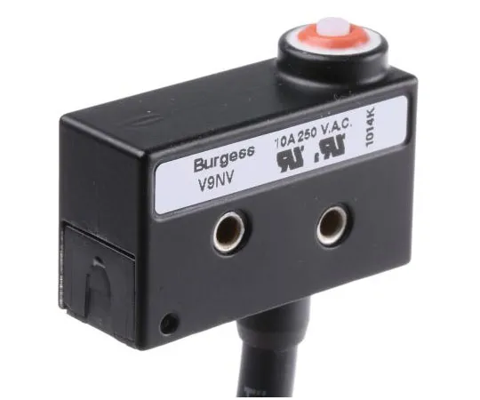 63-7498-37 SP-NO/NC Pin Plunger Microswitch, 10 A @ 250 V ac 43606