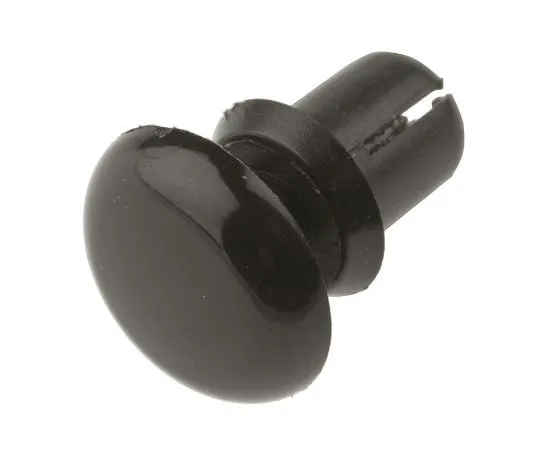 63-7451-46 7.1mm Black Plain Nylon Snap Rivet, 4mm diameter, 2.5 → 3.5 mm Thickness SR-4050B