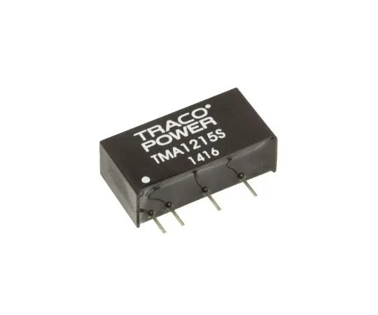 63-7415-66 TRACOPOWER TMA 1W Isolated DC-DC Converter Through Hole, Voltage in 10.8 → 13.2 V dc, Voltage out 15V dc TMA 1215S