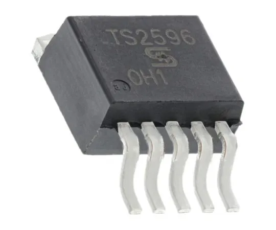 63-7355-39 Taiwan Semiconductor, TS2596CM5 RNG Step-Down Switching Regulator, 1-Channel 3A Adjustable 6-Pin, D2PAK TS2596CM5 RNG