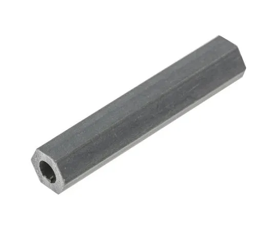 63-7457-91 HS 4 8, 25.4mm High CPVC Hex Spacer 4.8mm Wide, with 2.6mm Bore Diameter for M2.5, No.4 Screw HS 4 8