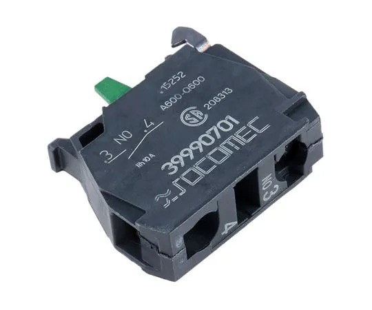 63-7432-24 Socomec, NO (1), Auxiliary Contact Block, 2.8 A dc, 3 A ac 39990701