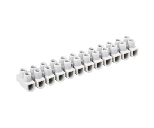 63-7382-09 Legrand Non-F***d Terminal Block, 12 Way/Pole, Screw Down Terminals, 2.5 mm², PP, 380 V 0 342 30