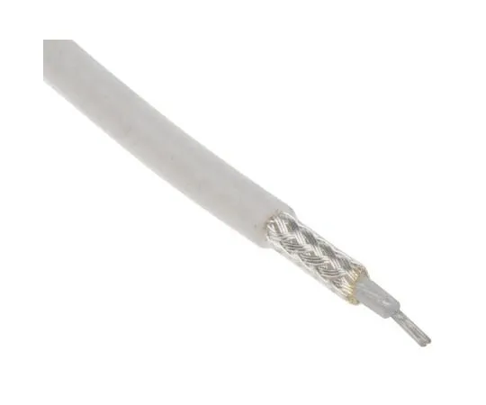 63-7366-35 Belden White Unterminated to Unterminated RG178B/U Coaxial Cable, 50 Ω 1.8mm OD, 83265 83265 009100