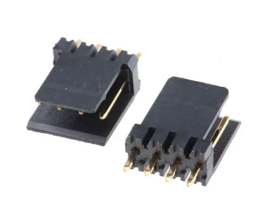 63-7537-08 Stelvio Kontek 475, 4 Way, 1 Row, Straight PCB Header 66100411621